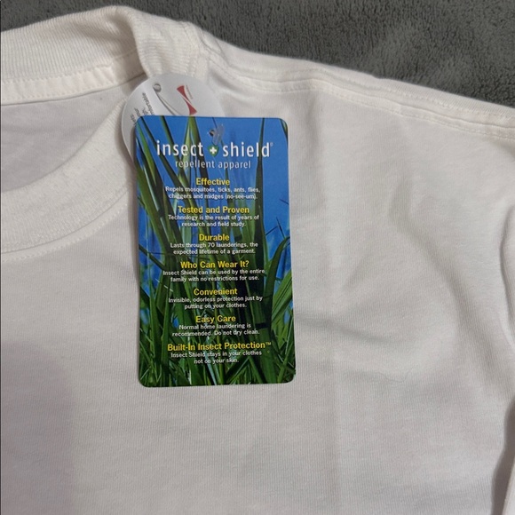 Classic White Long Sleeve Men's Tee - Picture 3 of 6